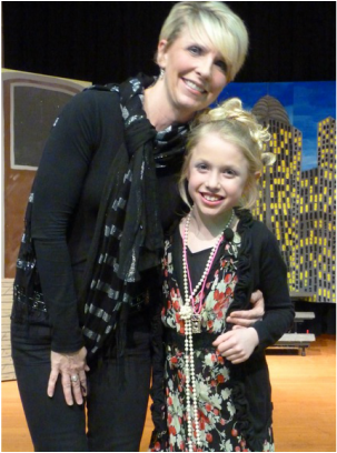 Picture of Mrs. Pate and her daughter.